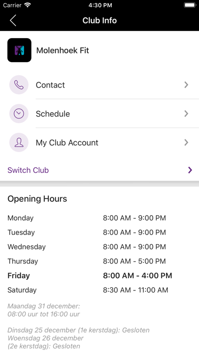 Molenhoek Fit screenshot 2