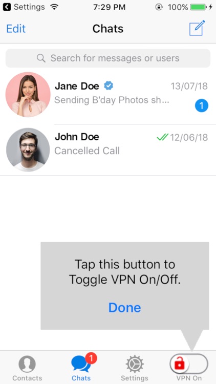 Messenger VPN: Private Chat screenshot-7