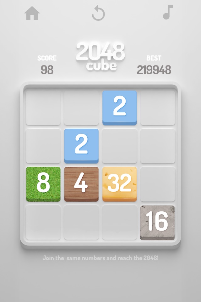 2048 CUBE screenshot 2