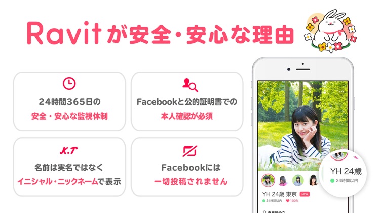 出会いはRavit(ラビット) 恋活・婚活マッチングアプリ screenshot-8