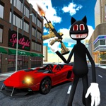 Gangster Cartoon Cat Crime