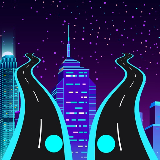 Neon Rush: Color Ball Road Run iOS App