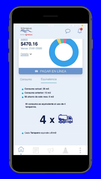 Agencia Virtual Interagua screenshot 3