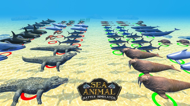 Sea Animal Battle Simulator screenshot-2