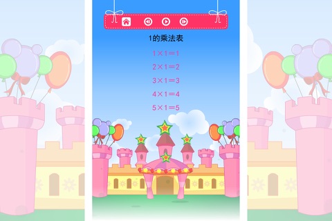 乘法表 轻松朗读与歌唱 screenshot 2