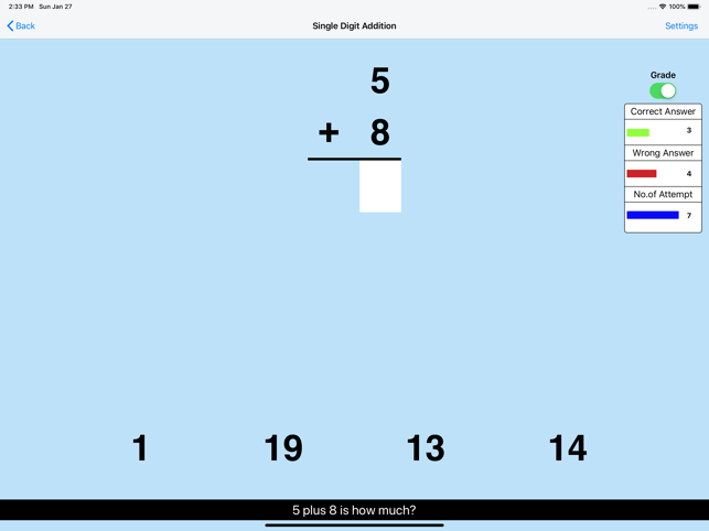 Single Digit Addition(圖5)-速報App