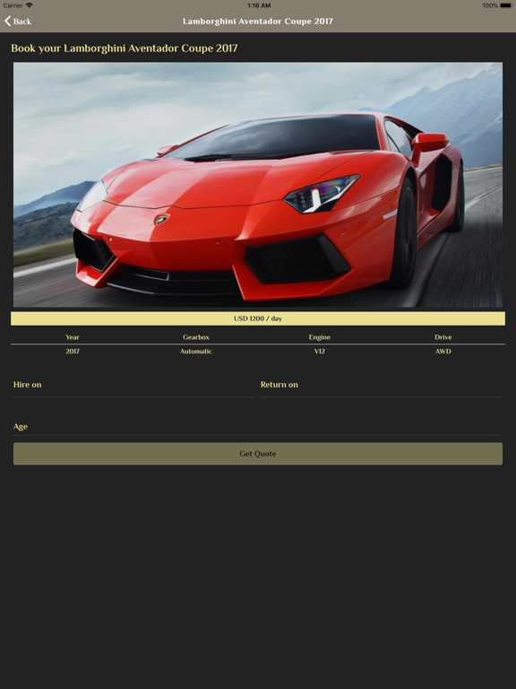 Famous Cars Rental screenshot 3