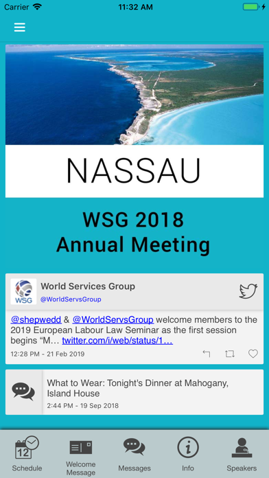 WSG Meetings screenshot 2