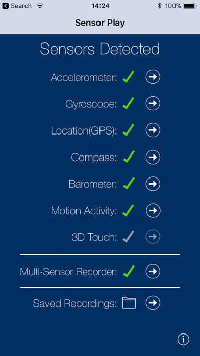 Sensor Play - Data Recorder Screenshot 1