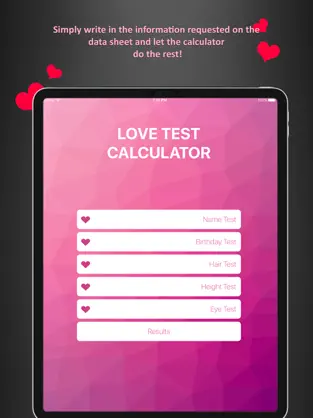 Screenshot 2 Calculador del test del amor iphone
