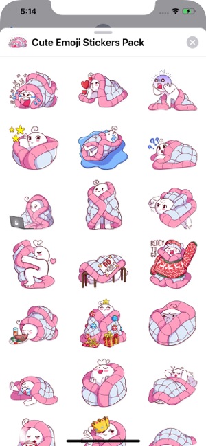 Cute Emoji Stickers Pack(圖1)-速報App