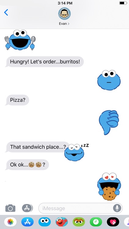 Cookie Monster Stickers screenshot-5
