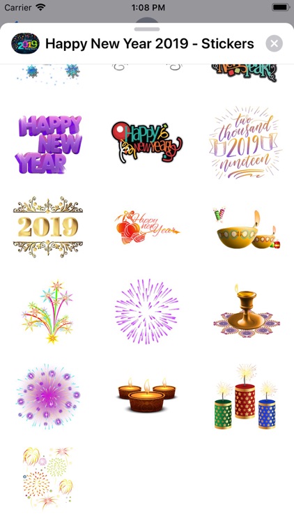 Happy New Year 2019 - Stickers