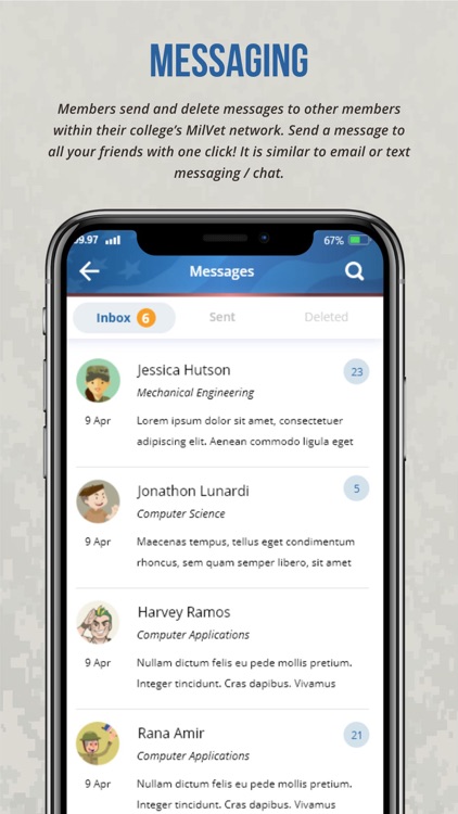 ScholarVets Networking App screenshot-3