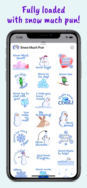 Snow Much Pun Stickers(圖2)-速報App