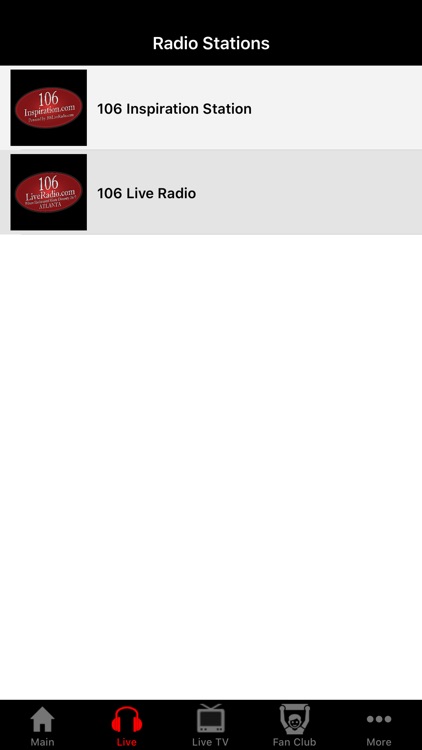 106 Live Radio screenshot-3