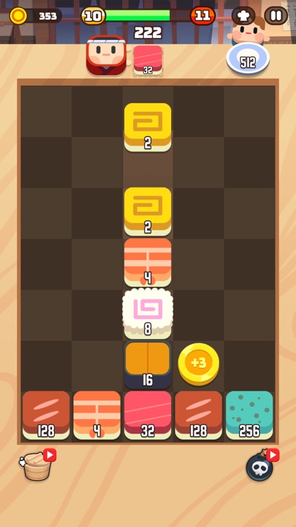 Sushi Drop : Merge Puzzle screenshot-0
