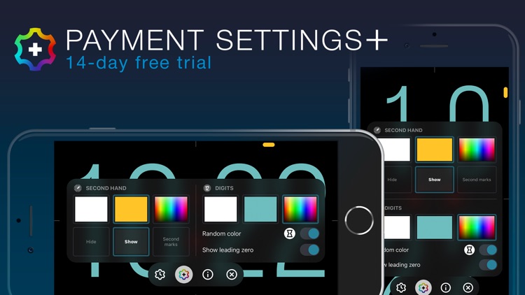 ClockPhone - big digital clock screenshot-3