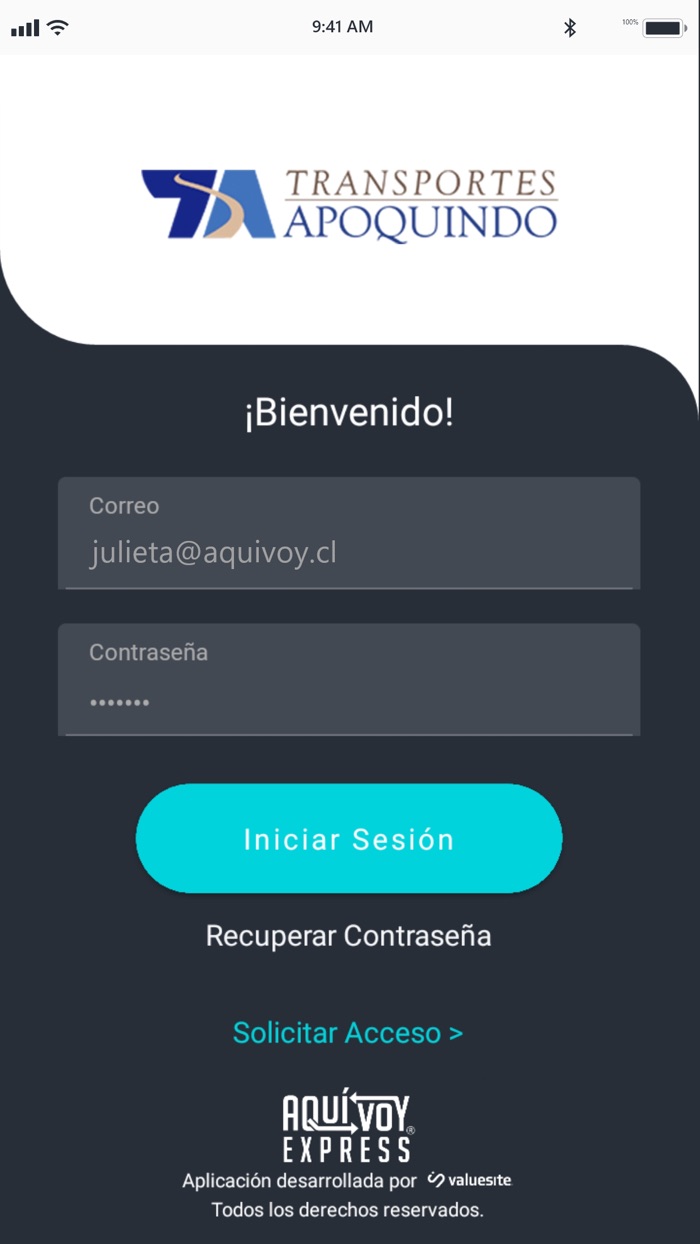 Transportes Apoquindo Pasajero