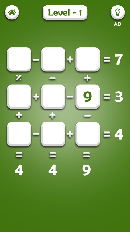Math Board Puzzle