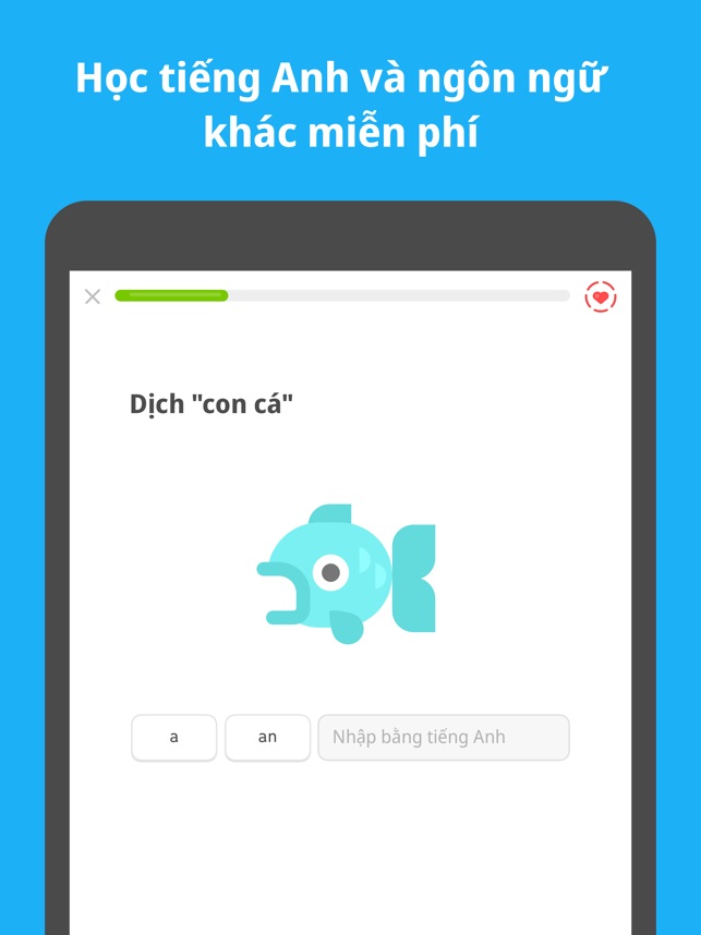 Duolingo - học tiếng Anh