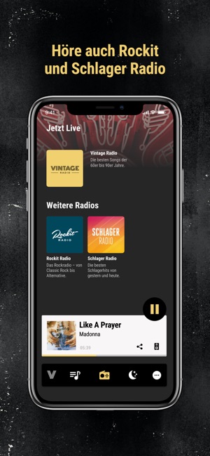 Vintage Radio Oldies Music Dans L App Store