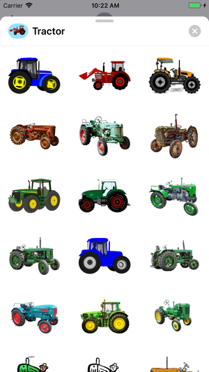 Lotsa Tractor Stickers