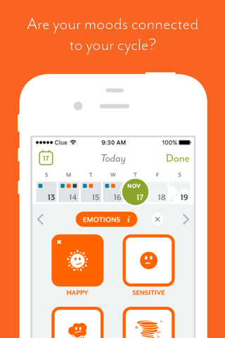 Clue Period Tracker & Calendar screenshot 2