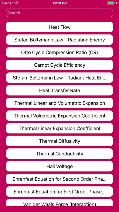 How to cancel & delete Thermodynamics Calculator from iphone & ipad 1