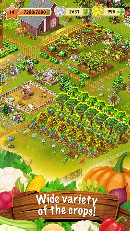 Jane's Farm: farming town