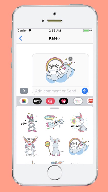 RabbitCorn Stickers screenshot-3