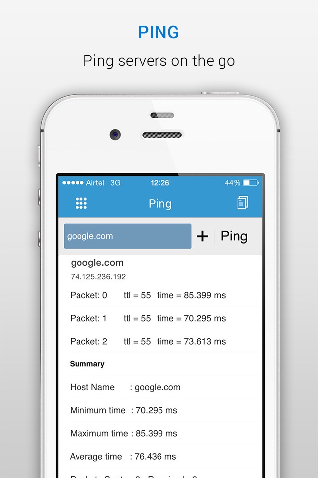 ManageEngine Ping Tool screenshot 2