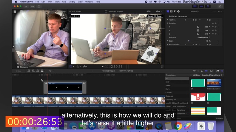 FCPX course, training screenshot-7
