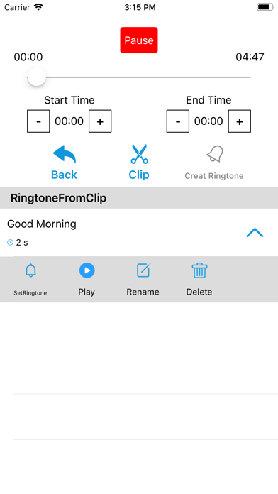 Make Ringtone screenshot 2