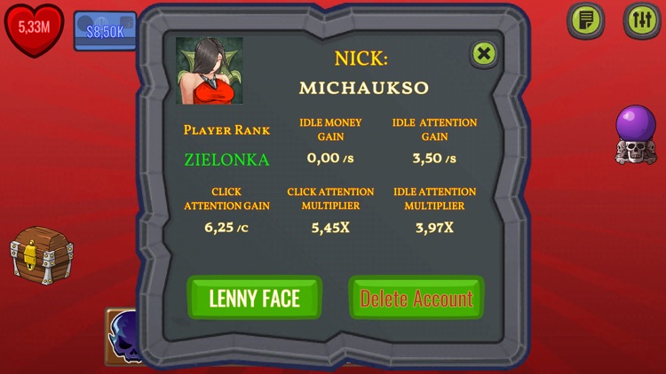 Mirkowanie - Idle Clicker Game