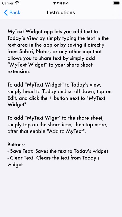 MyText Widget