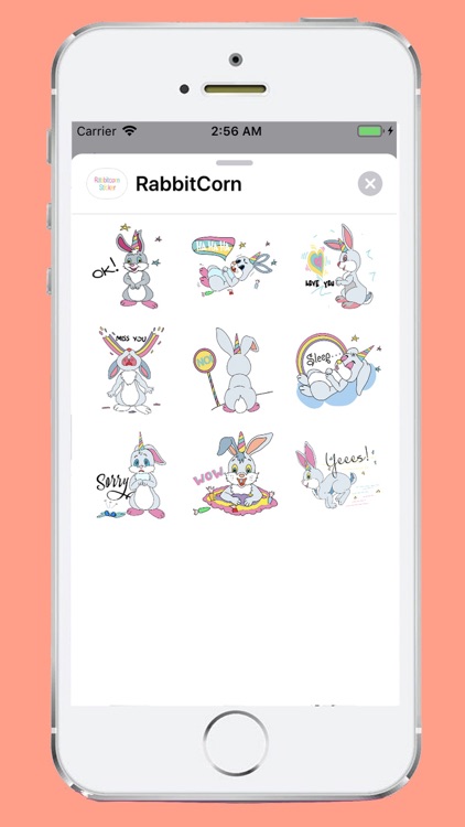 RabbitCorn Stickers
