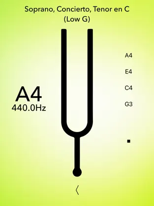 Captura de Pantalla 4 Afinador de Ukulele Basic iphone