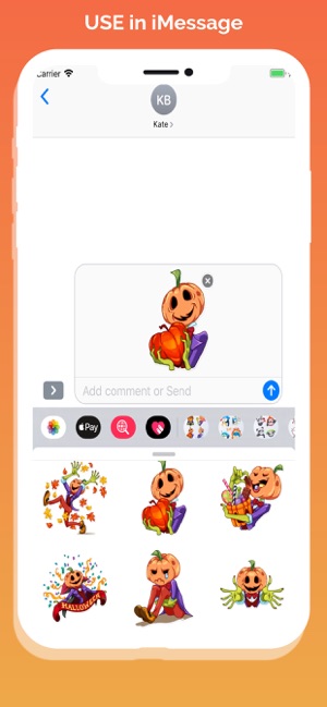 Pumpkin Head Emojis(圖5)-速報App