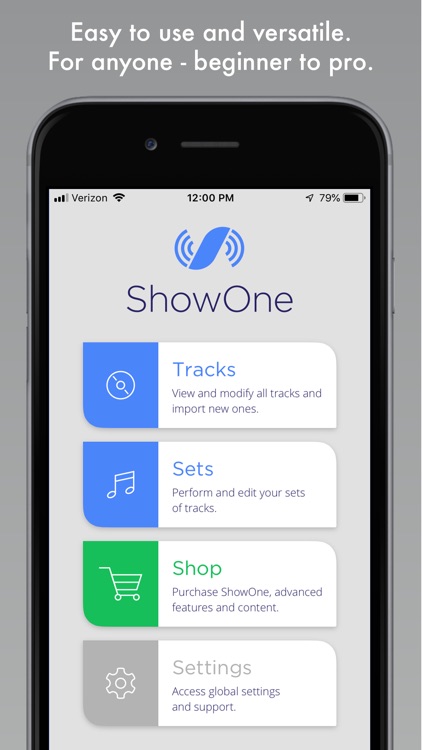 ShowOne - Pro Backing Tracks