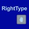 The RightType Keyboard is a custom keyboard layout designed to make it easier to type on a tablet computer with one hand