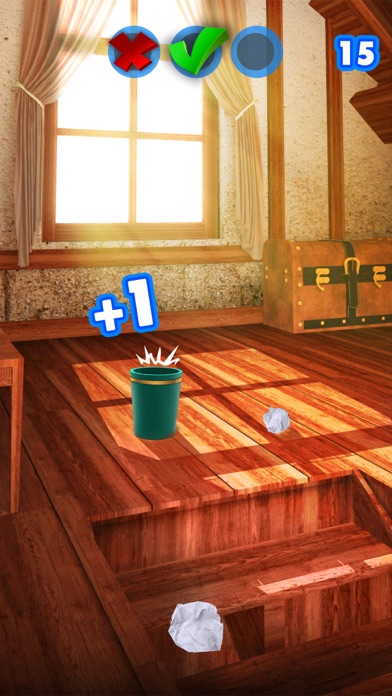 Paper Throw - Aim and Toss screenshot 2