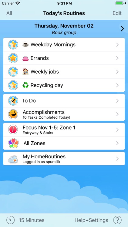 Home Routines