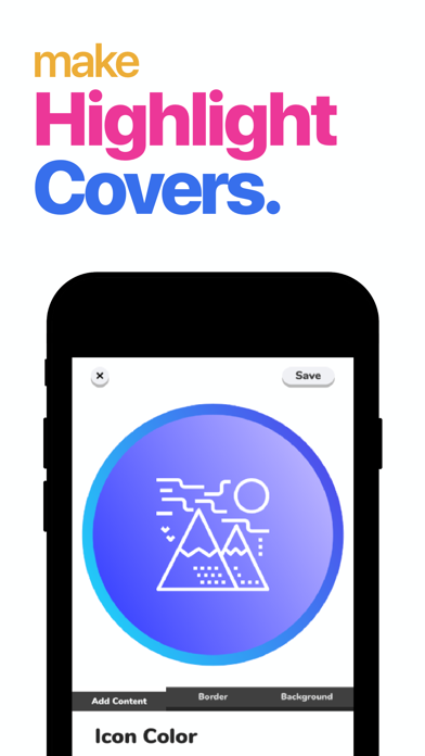 Coverr: Highlight Cover Maker screenshot 1