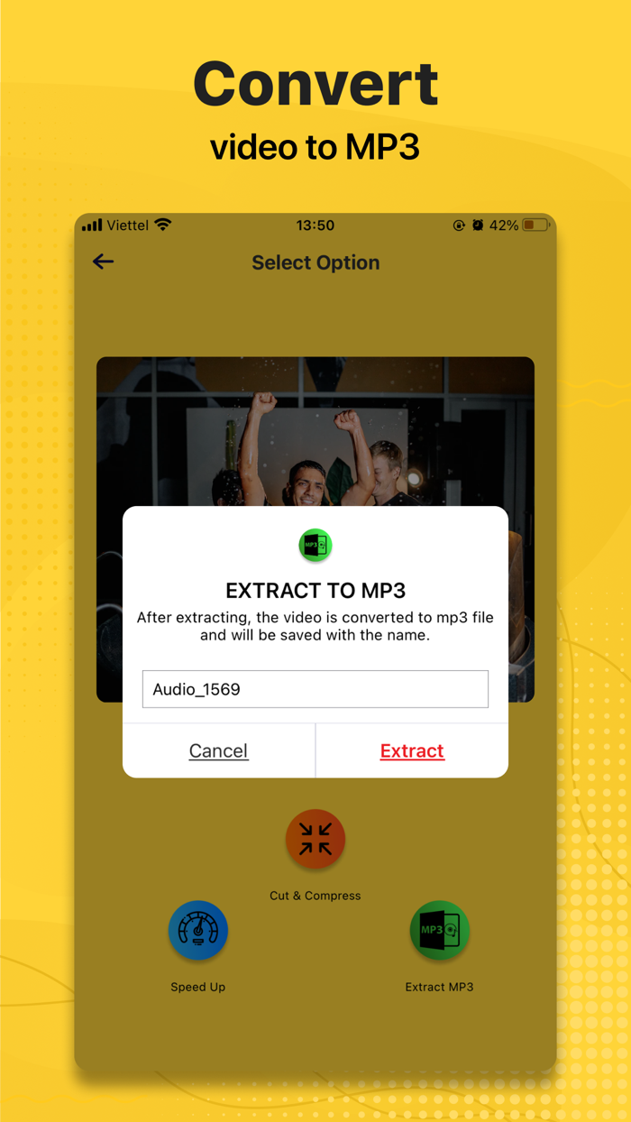 Video Compress - Extract Mp3