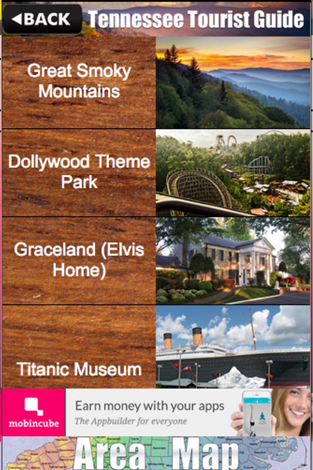 Tennessee Tourist Guide screenshot 2