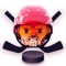 Face off with actual players from around the world in this fast paced, unforgivingly savage hockey game