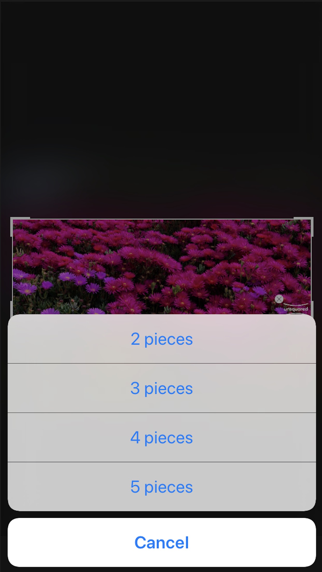 Screenshot do app Unsquared For Instagram