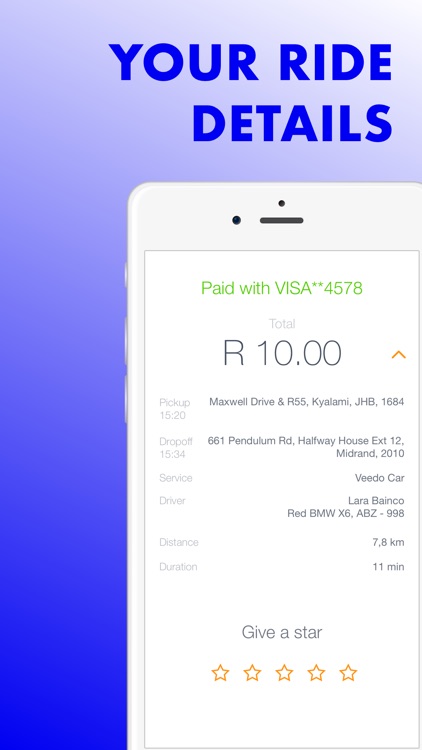 Veedo local ride hailing app screenshot-4