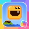 Bounce along a tropical landscape and crash into things to go faster and farther